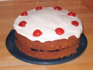 Cherry Bakewell Cake