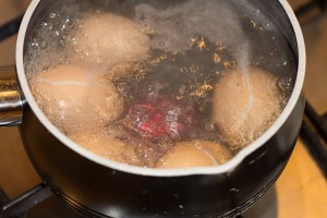 Boiling Eggs In Pan